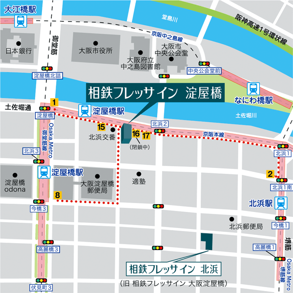 ホテル周辺地図