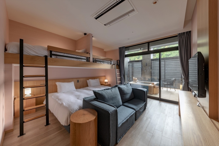 『SANA』露天風呂付客室/ロフトベッドルーム