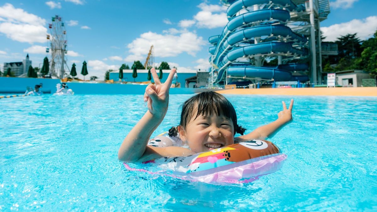 泊まりだからできる“びしょぬれデビュー”東条湖おもちゃ王国で楽しむ夏の家族旅行
