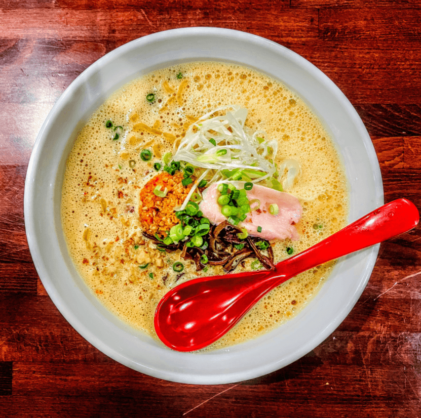 三笠鶏玉ラーメン(担々麺)