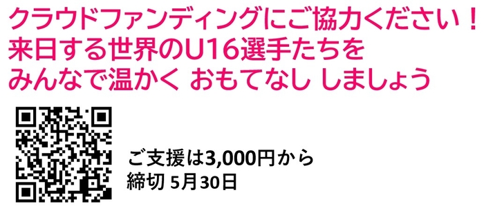 クラウドファンディング　二次元コード