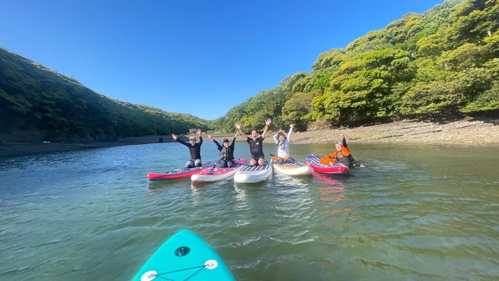 国境の島 対馬発！マリンアクティビティ“SUP体験”ができる 新サービス「夏のあそうベイパークSUP」が2022年8月スタート！
