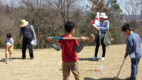 チーム対抗!グラウンドゴルフ