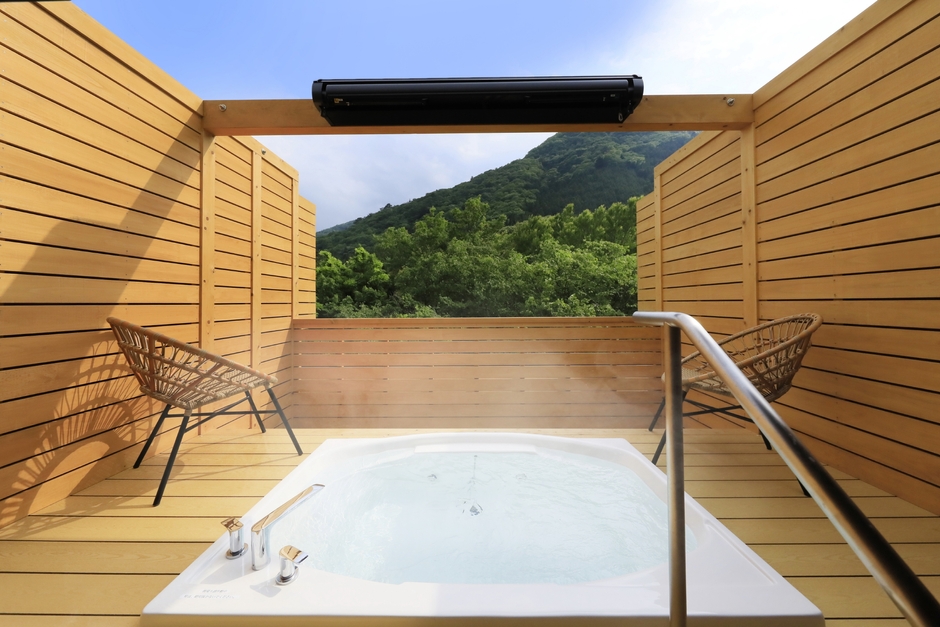 山々の眺望に癒されるひととき