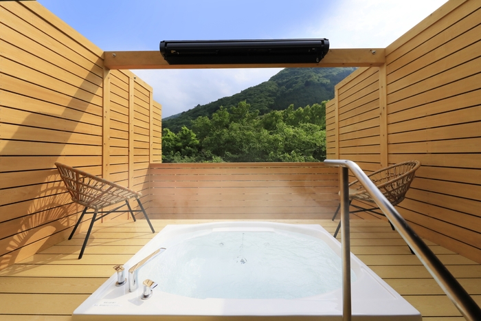 山々の眺望に癒されるひととき