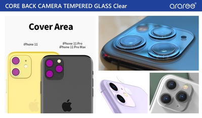 CORE BACK CAMERA TEMPERED GLASS Clear(コアバックカメラ テンパードグラス クリア)