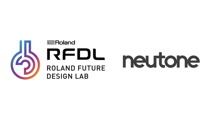 Roland Future Design Labのロゴ(左)とNeutoneのロゴ(右)