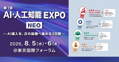 アイスマイリー、8/5（水）から2日間、「AI・人工知能EXPO NEO」にブース出展