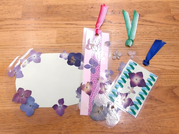 押し花しおり・カード（イメージ）