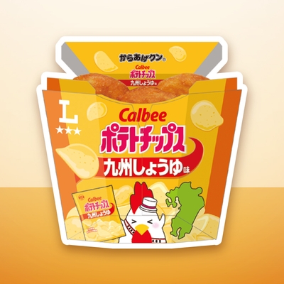 からあげクン カルビーポテトチップス九州しょうゆ味