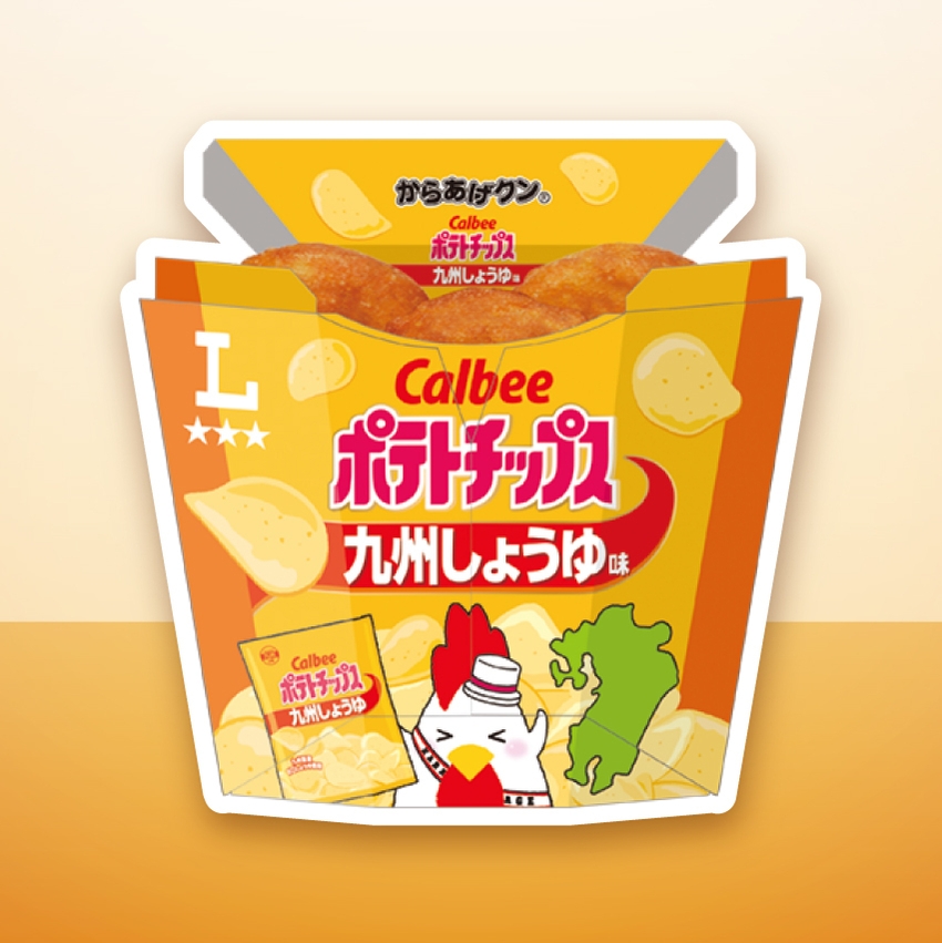 からあげクン カルビーポテトチップス九州しょうゆ味