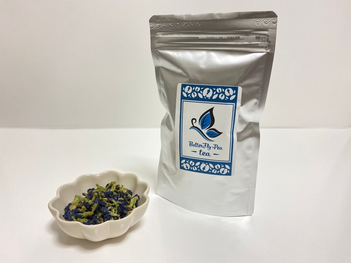 青いバタフライピー