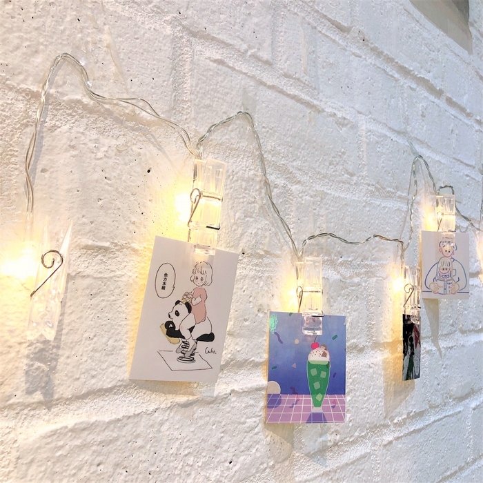 お気に入りの写真やドライフラワーなど 好きなものを挟んで飾れる!