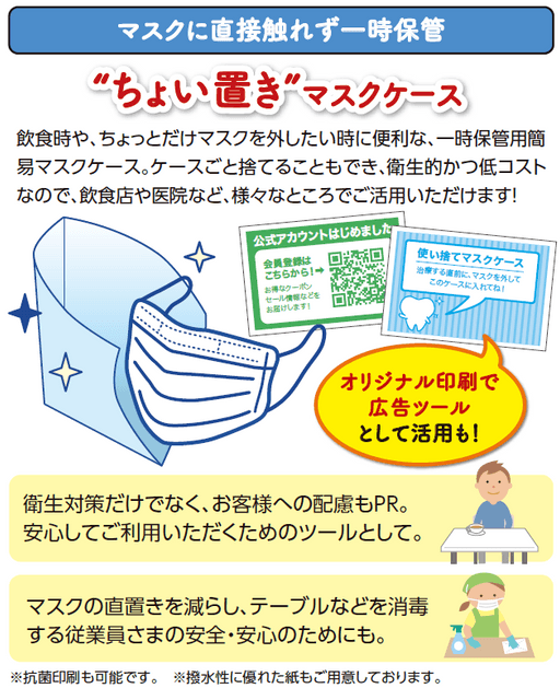 ちょい置きマスクケース