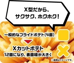 Xフライドポテト イメージ画像