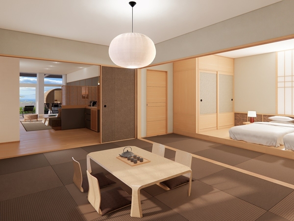 サウナ＋露天風呂付き ラグジュアリースイート