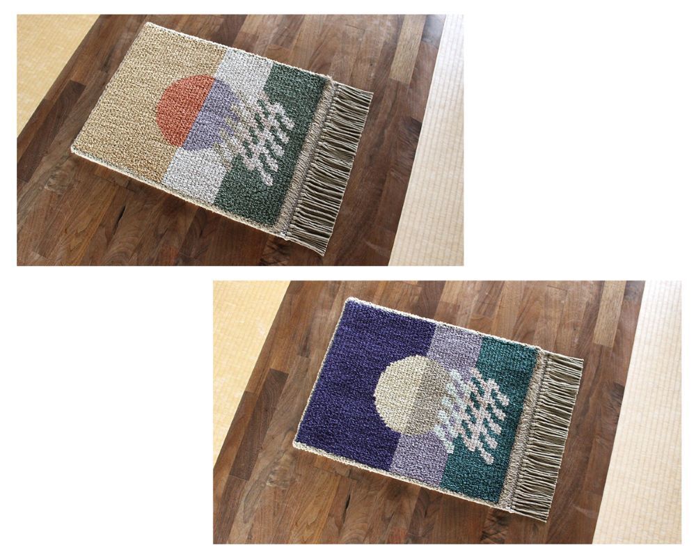 鍋島緞通×Masahiko Kajima氏の共創作品