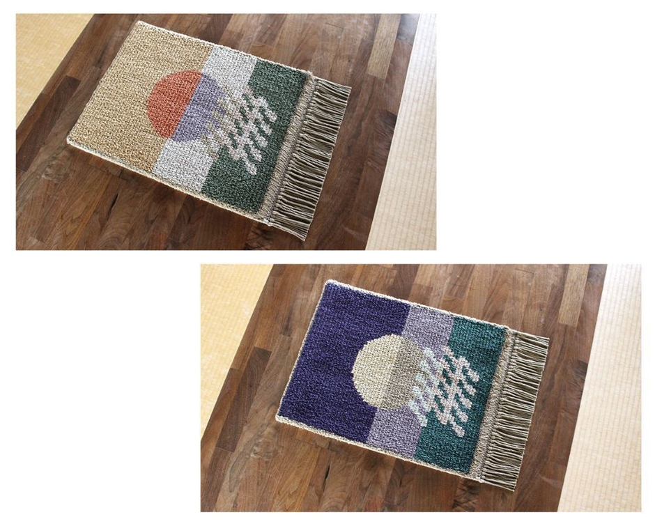 鍋島緞通×Masahiko Kajima氏の共創作品