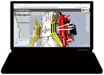 マルチデバイス対応「XVL Web3D Player」を公開　 インストール不要で誰でも手軽に3Dを活用可能