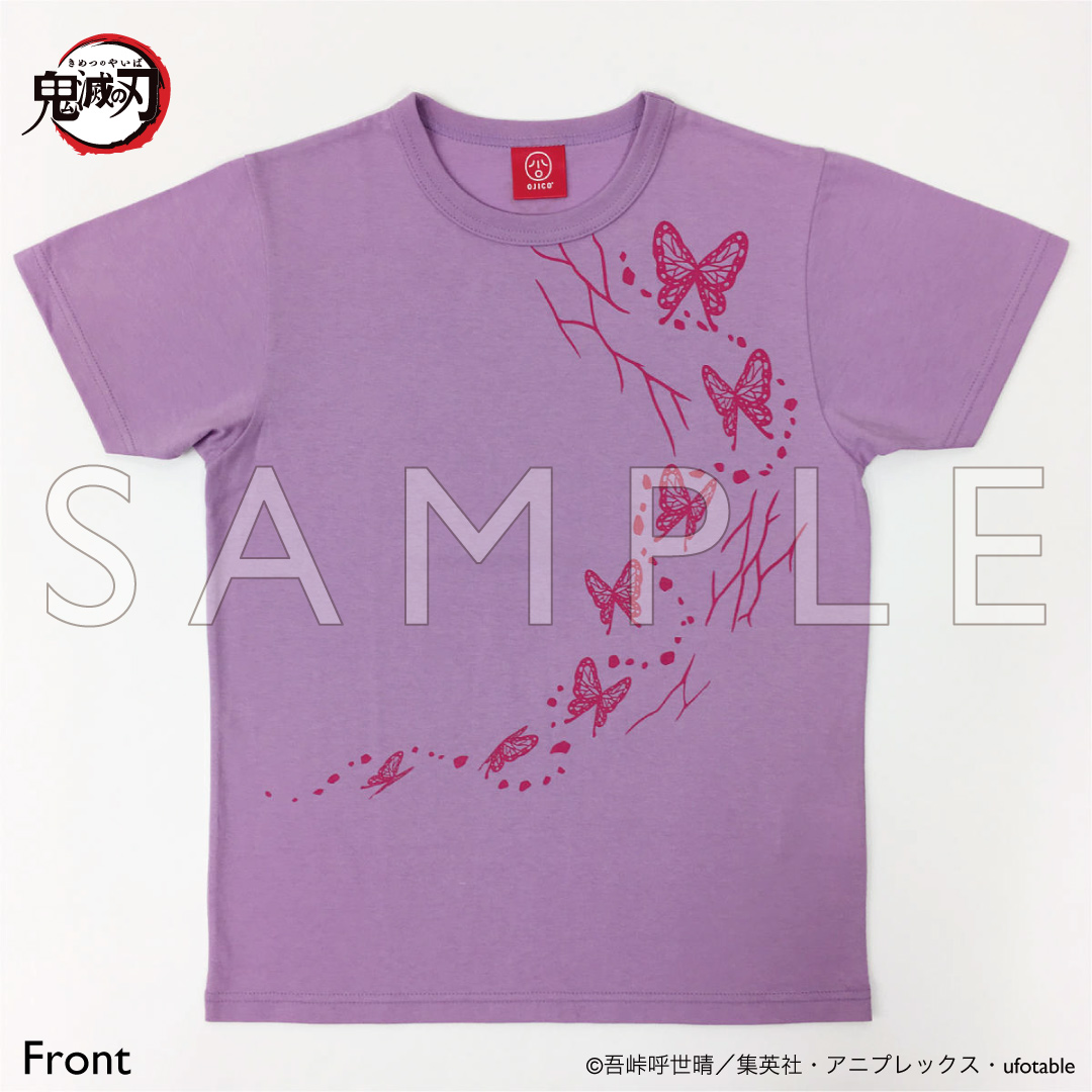 TVアニメ「鬼滅の刃」デザインTシャツ 「OJICO」から「胡蝶