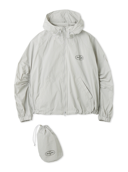 emmi eco ナイロンポケッタブルブルゾン