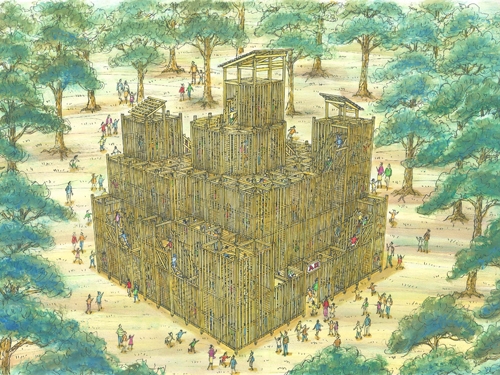 複層型巨大立体迷路「ボックルの森 立体迷路」