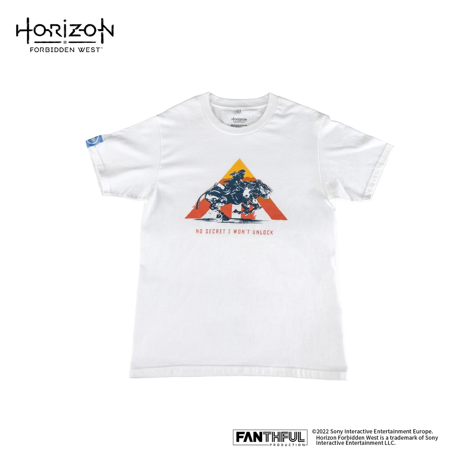 Horizon Forbidden West アーロイ ライドTシャツ(白)