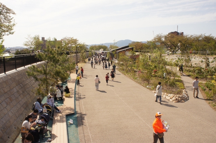 イベント会場：草津川跡地公園