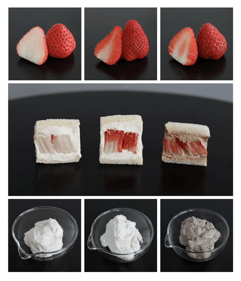 カスタマイズ可能なフルーツサンド