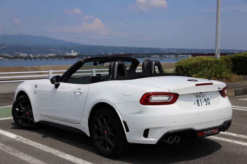 アバルト124スパイダー リア