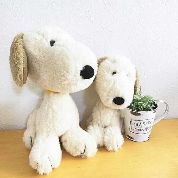 スヌーピーのふわもこなぬいぐるみ