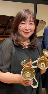 ハンドベル奏者 藤田美千子