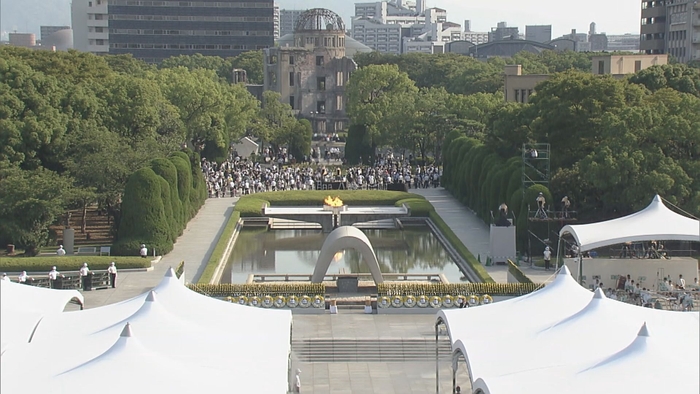 昨年の平和記念式典