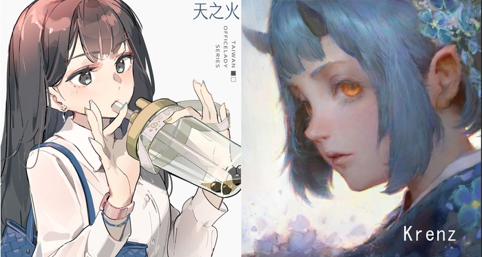 天之火＆Krenz作品イラスト