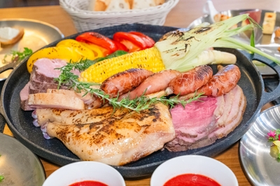素材の旨味を引き出すBBQメニューをご用意