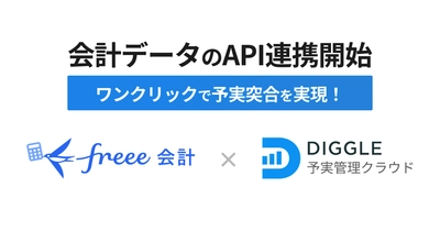 経営管理プラットフォーム「DIGGLE」、 「freee会計」とのAPI連携を開始。ワンクリックで予実突合が可能に