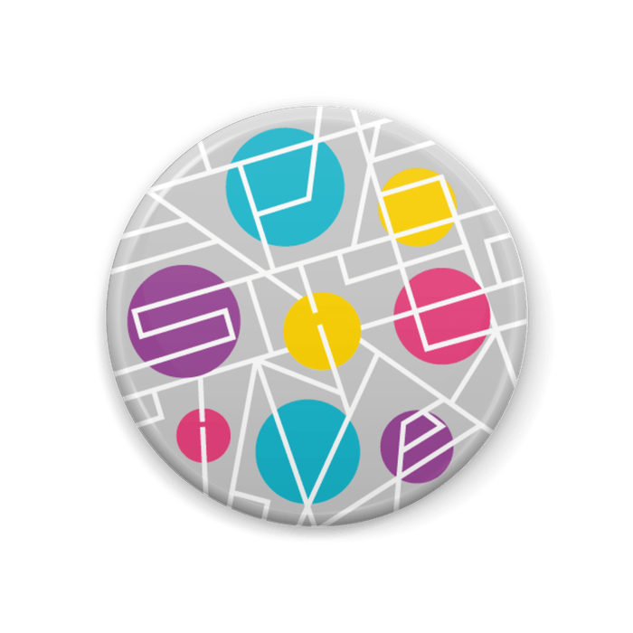 ひらめき缶バッジ/前向きなあなたに