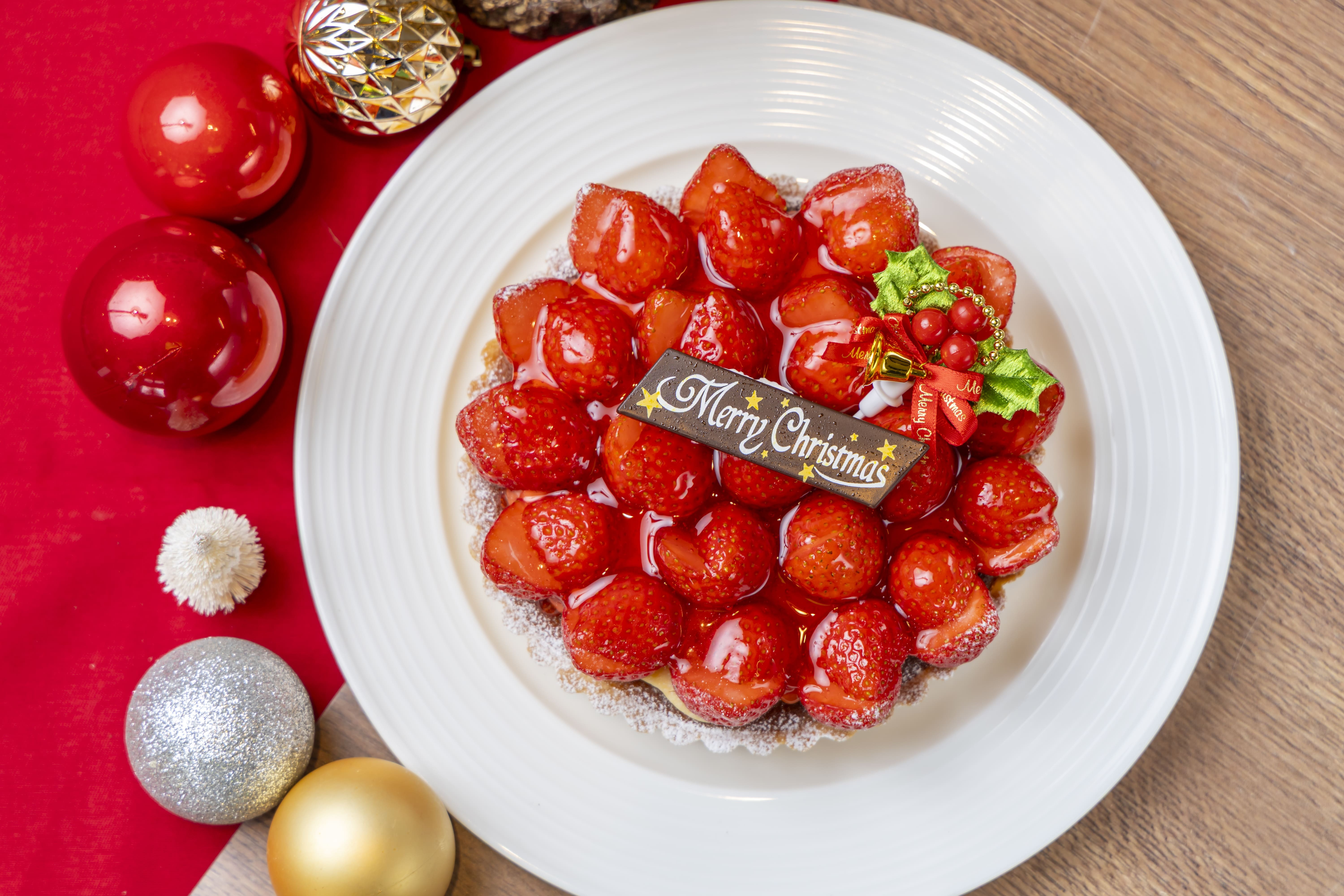 いちごのクリスマスタルト