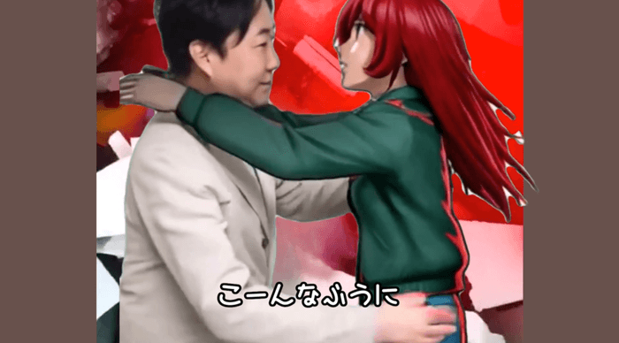 AI活用の著者とキャラのPV例