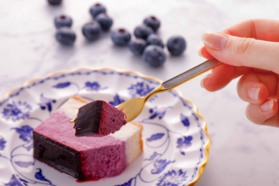 「日野からの贈り物 ブルーベリーチーズケーキ」