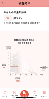 結果の閲覧画面