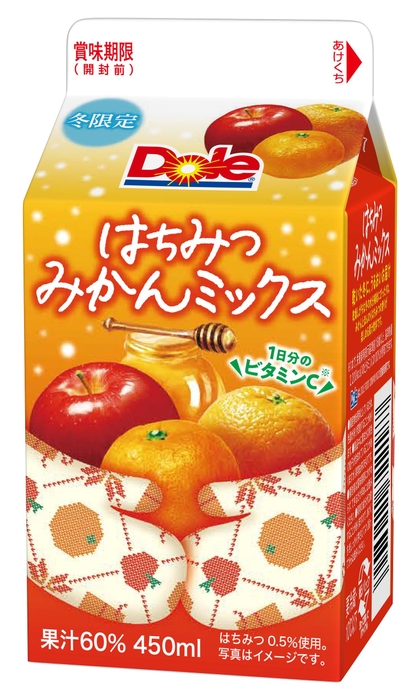 『Dole(R) はちみつみかんミックス』(450ml)