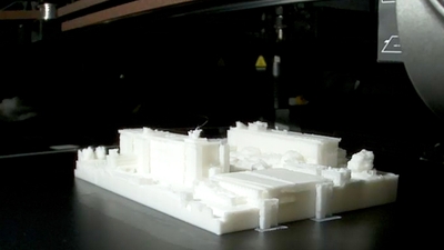 高校校舎を3Dプリンターで出力