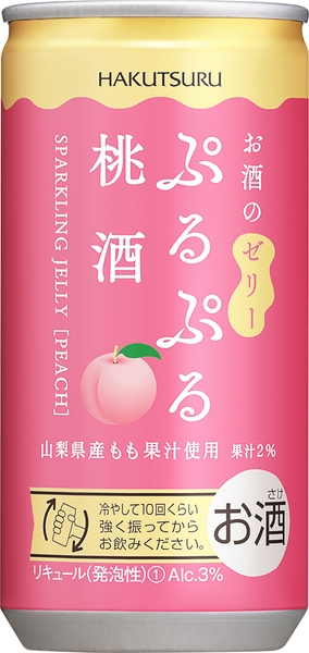 白鶴 ぷるぷる桃酒 190ml