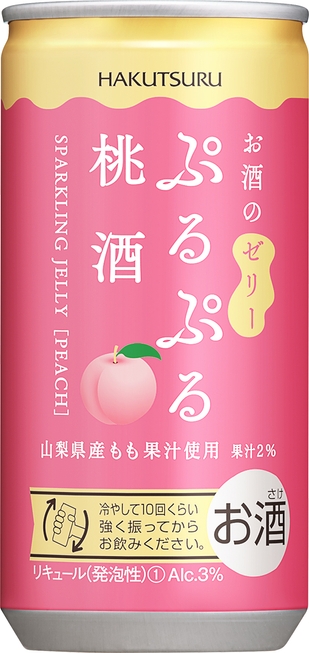 白鶴 ぷるぷる桃酒 190ml