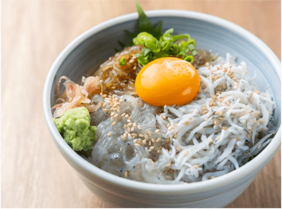 しらす3色丼