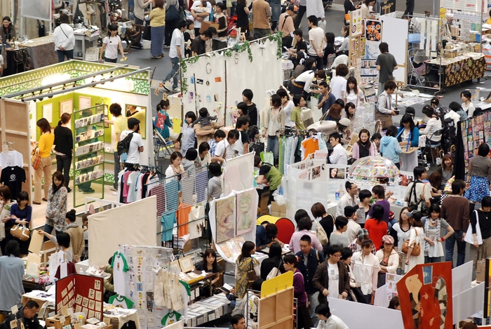 クリエーターズマーケット名古屋 会場の様子