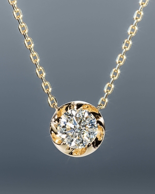 大粒ダイヤモンド「ラウラ」ネックレス(0.5ct~1ct)