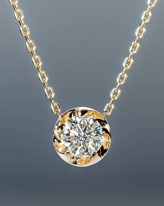 大粒ダイヤモンド「ラウラ」ネックレス(0.5ct~1ct)