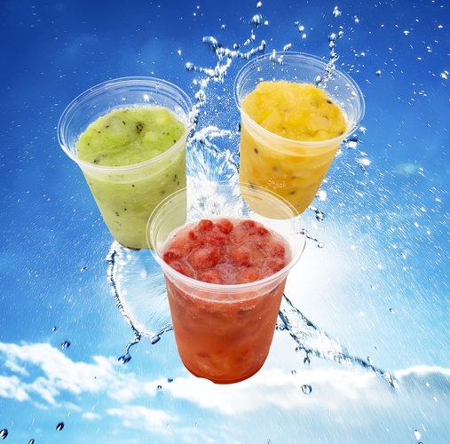 ソーダ（キウイ、パイン＆パッション＆マンゴー、ストロベリー）各600円(税込)